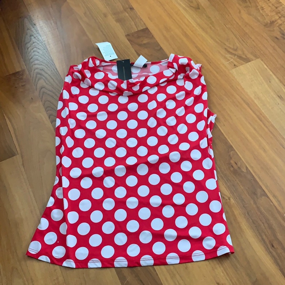 Pink and white top with tags - FREE IN BUNDLE